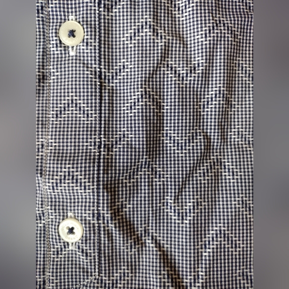 Good Man Brand Button Down Short Sleeve Shirt NWT - Picture 6 of 7